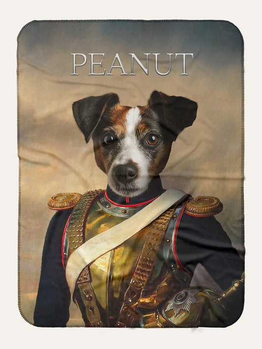 Lieutenant Paws - Custom Pet Blanket