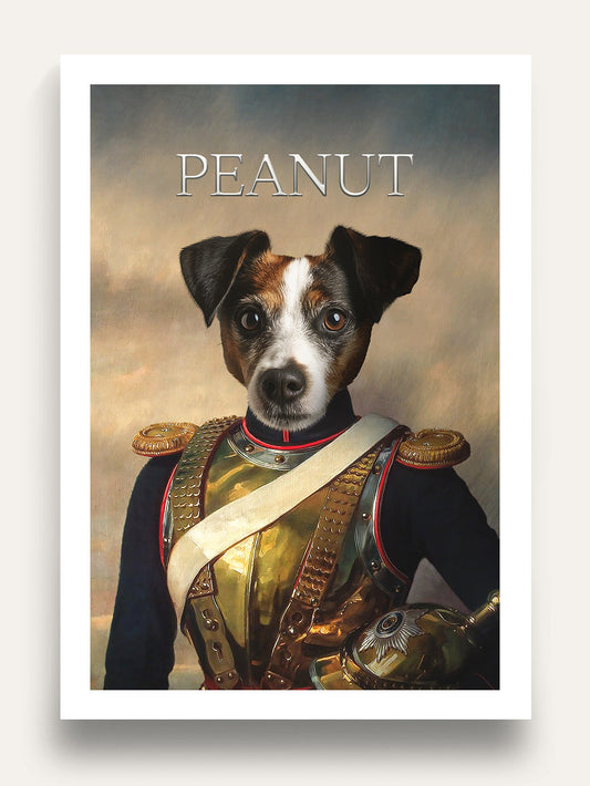 Lieutenant Paws - Custom Pet Portrait