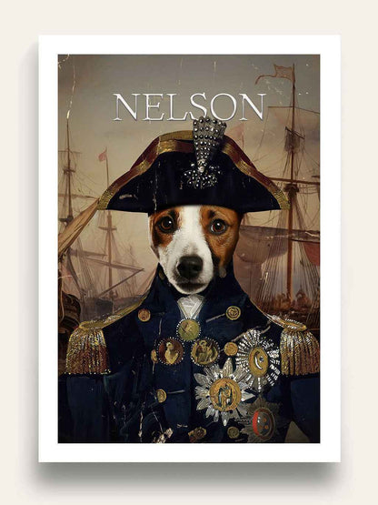 Lord Nelson - Custom Vintage Pet Portrait