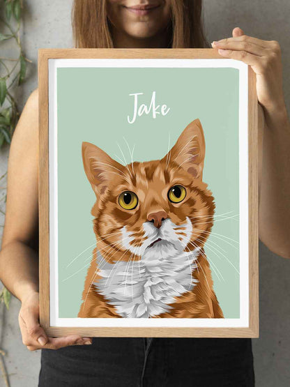 Modern - Custom Pet Portrait