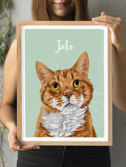 Modern - Custom Pet Portrait