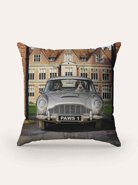 The Secret Agent's Car - Custom Pet Cushion