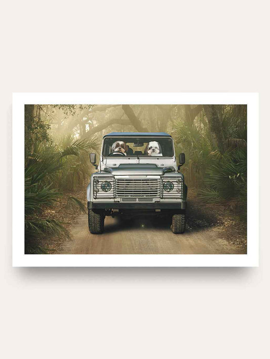 The Off-Roader - Custom Pet Portrait