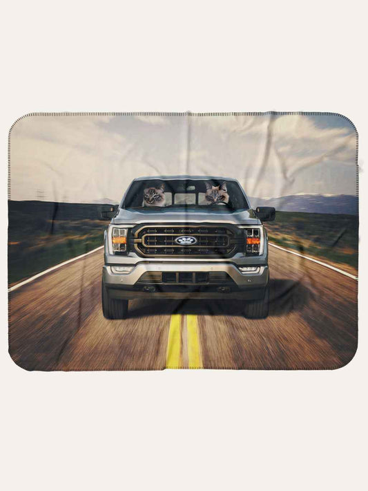 Big Truck - Custom Pet Blanket