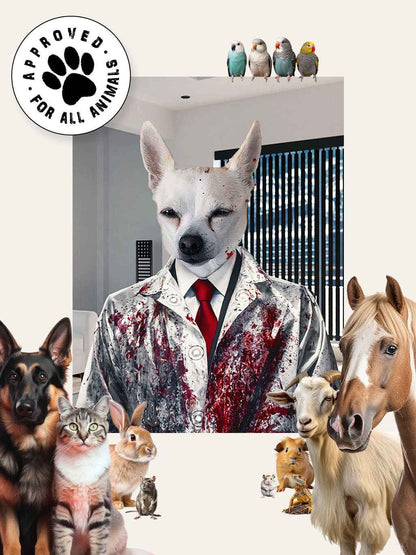 Mr Psycho - Custom Pet Blanket