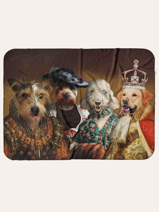 The Queen. Baroness. Flower Lady & King - Custom Pet Blanket