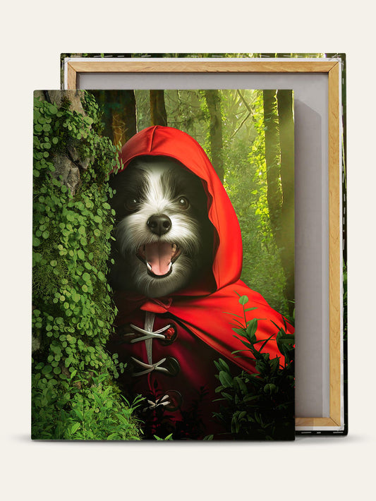 Red Riding Hood – Custom Pet Canvas