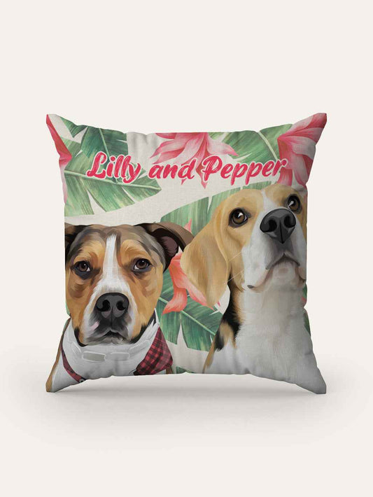 Summer (2 Pets) - Custom Pet Cushion