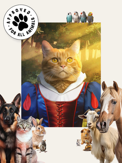 Snow White - Custom Pet Blanket