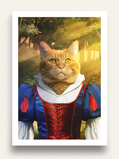 Snow White - Custom Pet Portrait