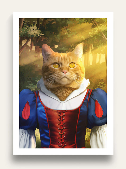 Snow White - Custom Pet Portrait