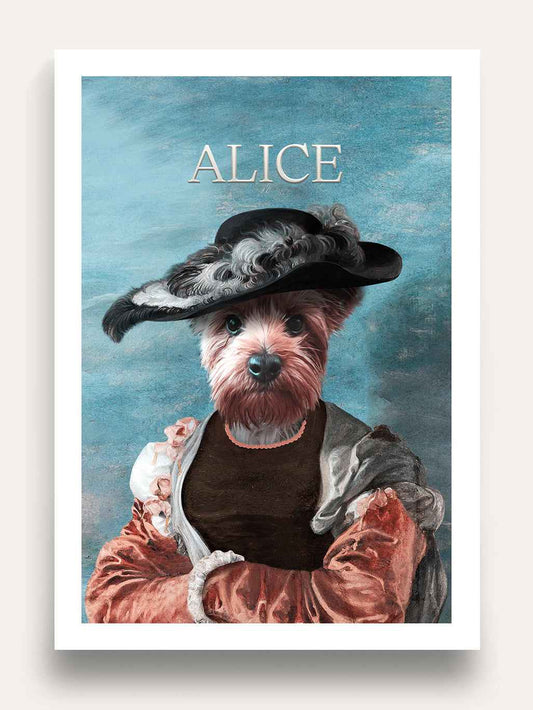 The Baroness - Custom Vintage Pet Portrait