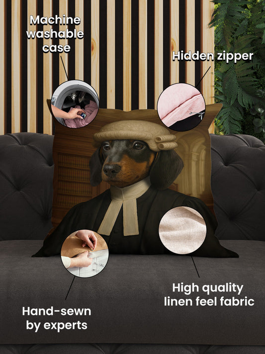 The Barrister - Custom Pet Cushion