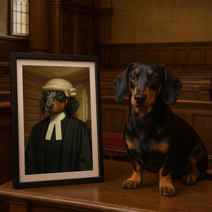 The Barrister - Custom Pet Portrait