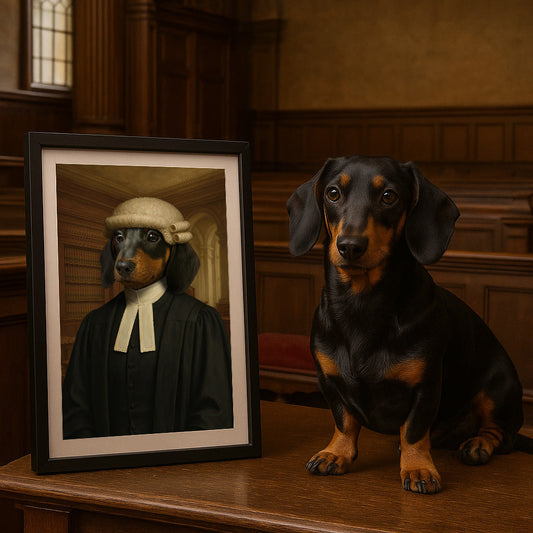 The Barrister - Custom Pet Portrait