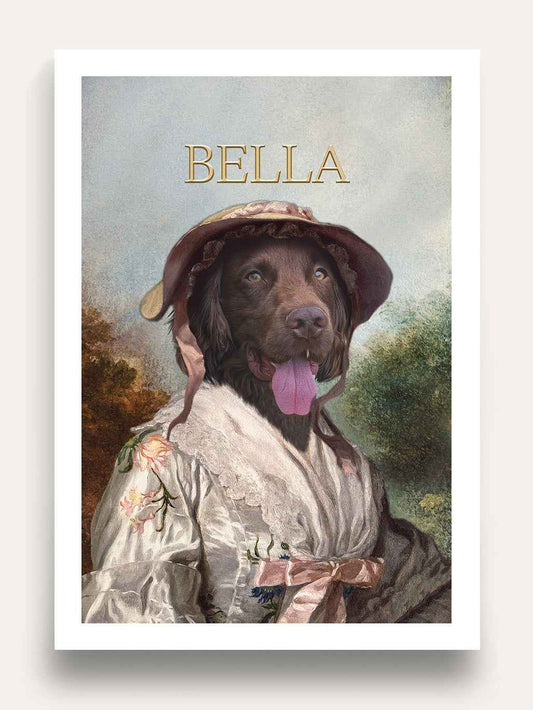 The Cherry Picker - Custom Vintage Pet Portrait