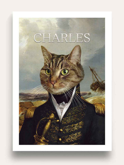 The Commodore - Custom Pet Portrait