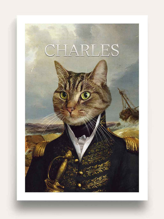 The Commodore - Custom Pet Portrait