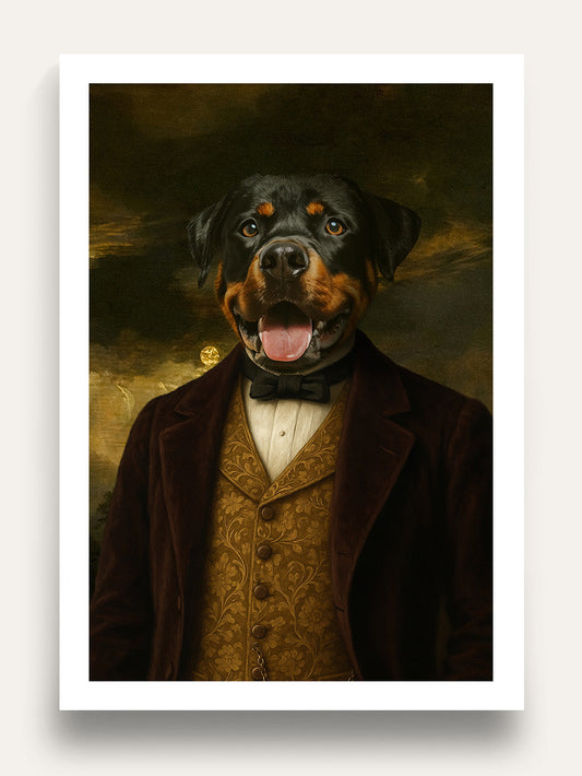 The Engineer - Custom Pet Portrait