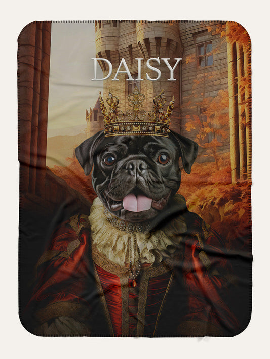 The Fearless Queen - Custom Pet Blanket