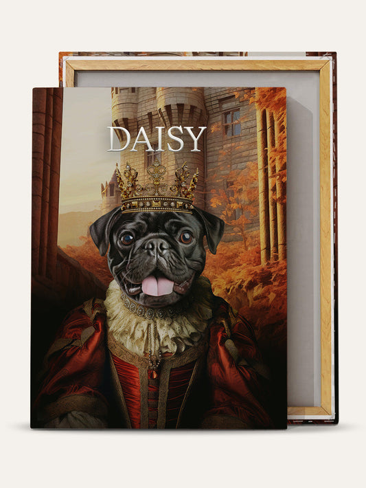 The Fearless Queen – Custom Pet Canvas