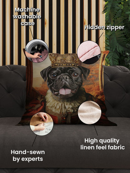 The Fearless Queen - Custom Pet Cushion