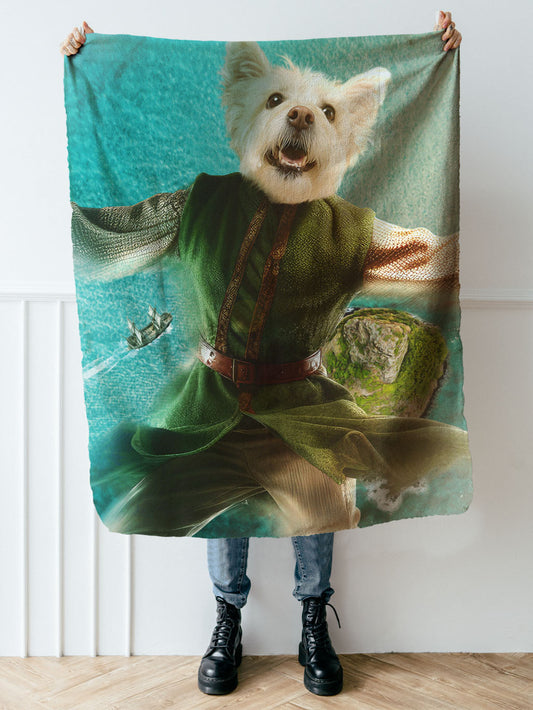 The Flying Hero - Custom Pet Blanket