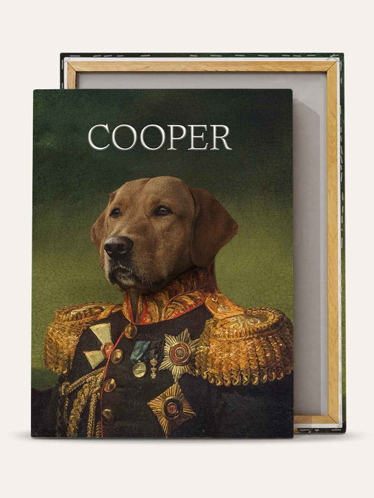 The General – Custom Vintage Pet Canvas