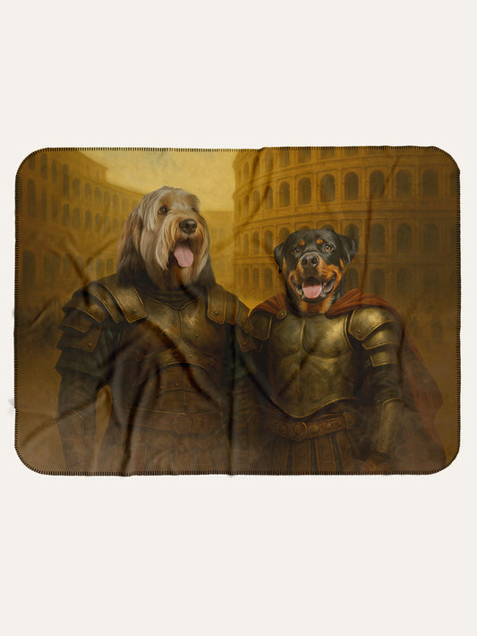 The Gladiators - Custom Pet Blanket