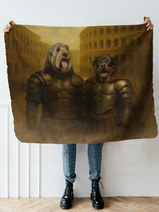 The Gladiators - Custom Pet Blanket