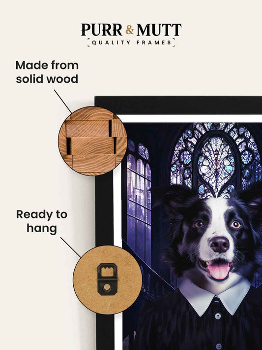 The Gothic Daughter – Custom Pet Canvas