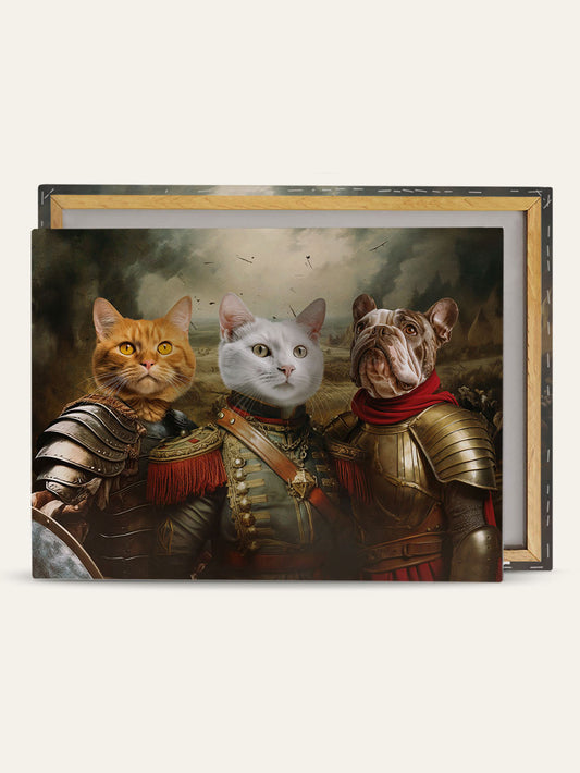 The Heroic Brothers - Custom Pet Canvas