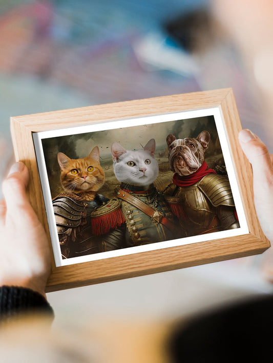 The Heroic Brothers - Custom Pet Portrait