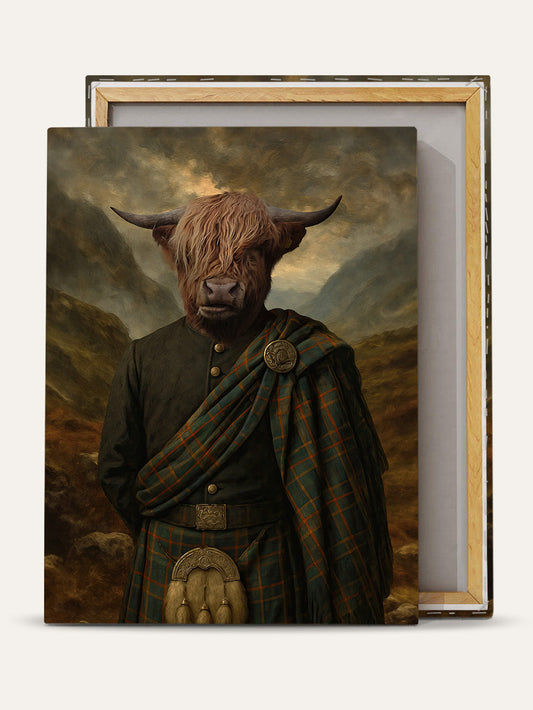 The Highlander - Custom Pet Canvas