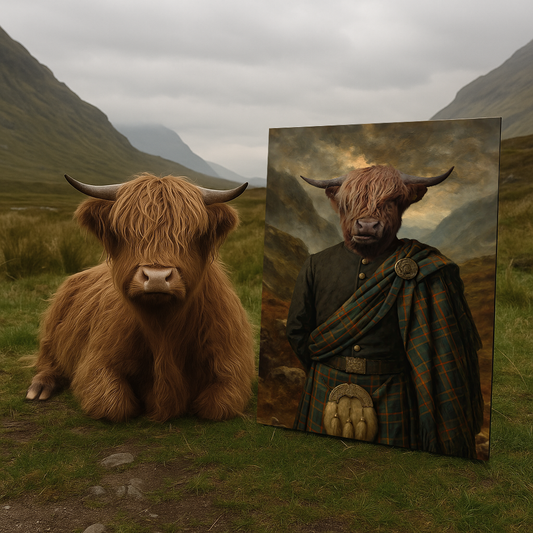 The Highlander - Custom Pet Canvas