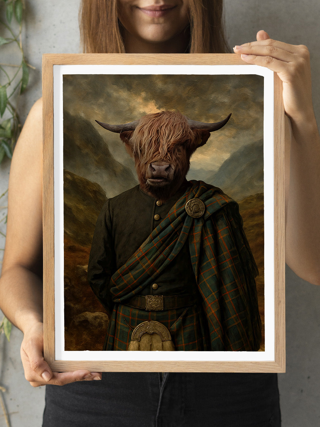 The Highlander - Custom Pet Portrait