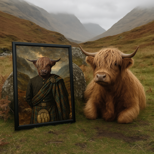 The Highlander - Custom Pet Portrait