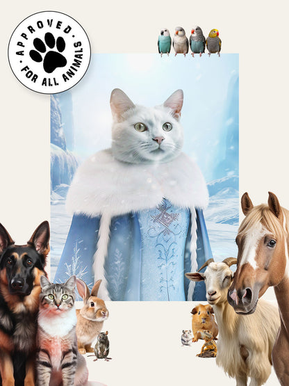 The Ice Princess - Custom Pet Cushion
