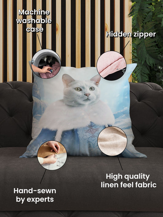 The Ice Princess - Custom Pet Cushion