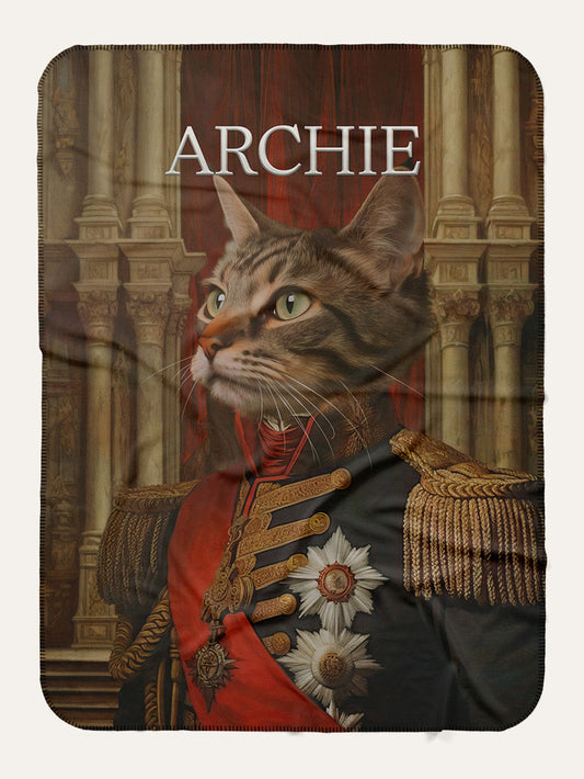 The Heroic Major - Custom Pet Blanket