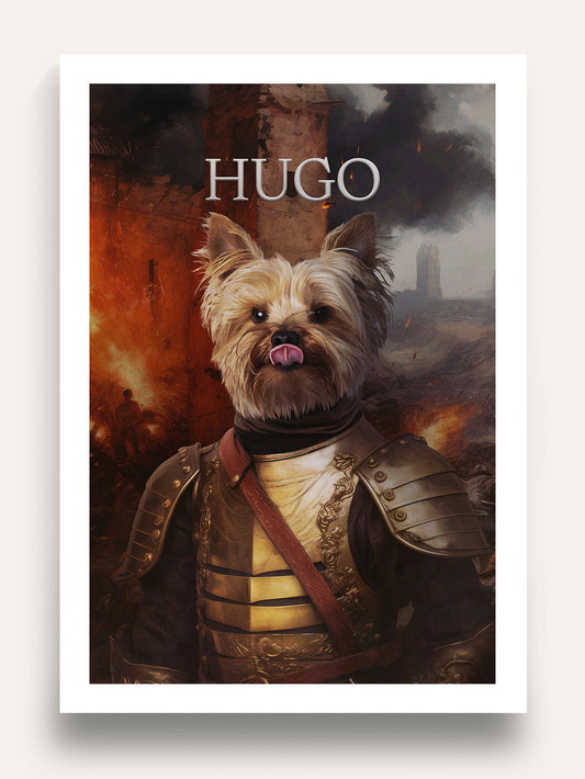 The Noble Captain - Custom Pet Portrait