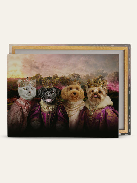 The Noble Family - Custom Pet Canvas