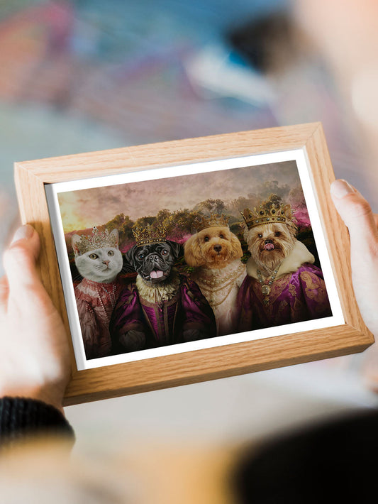 The Noble Family - Custom Pet Portrait