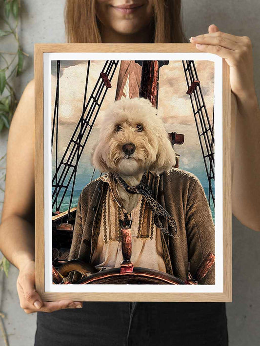The Pirate - Custom Pet Portrait