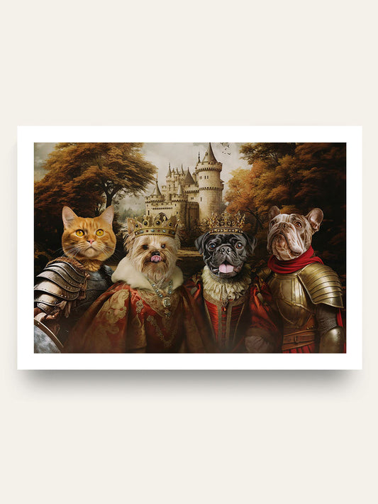 The Power Couple - Custom Pet Portrait