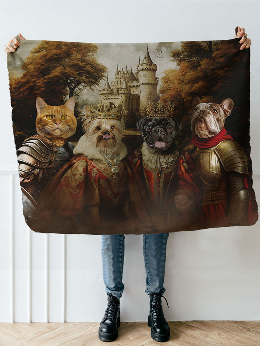 The Power Couple - Custom Pet Blanket