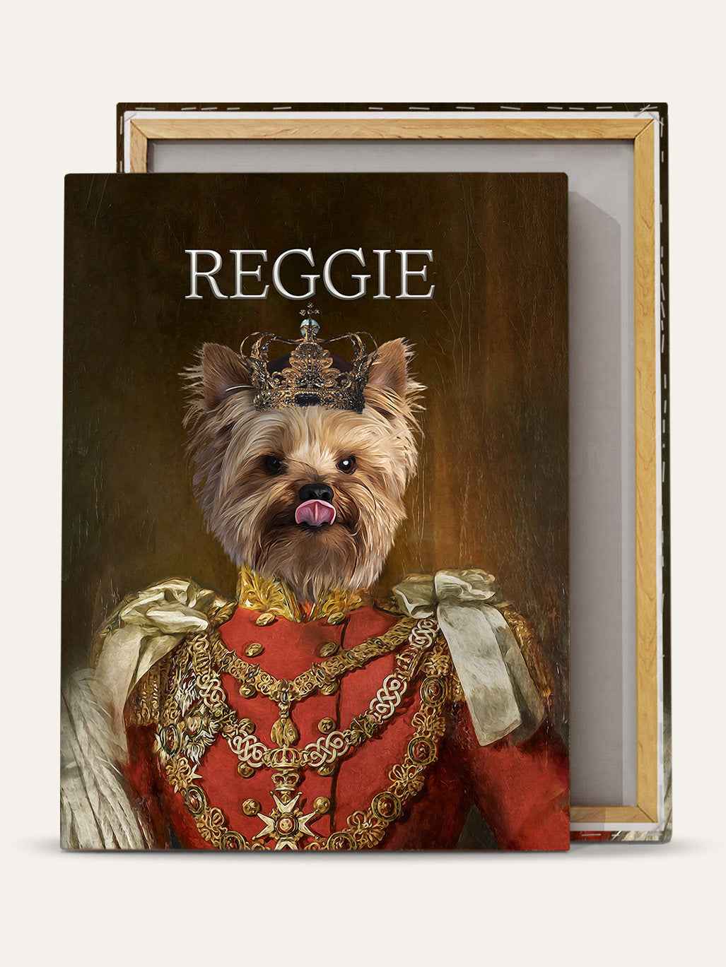 The Prince - Custom Vintage Pet Canvas
