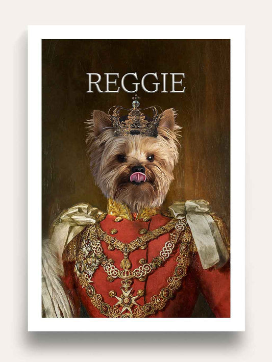 The Prince - Custom Vintage Pet Portrait