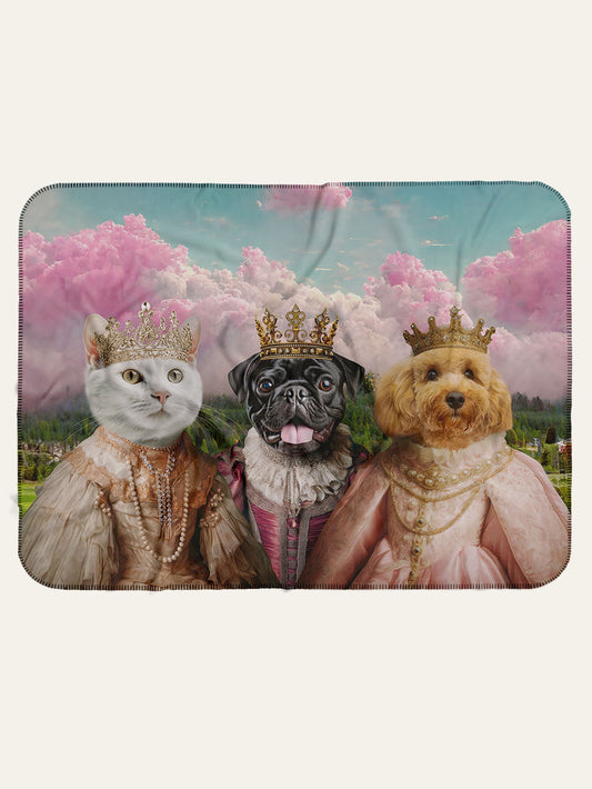 The Regal Sisters - Custom Pet Blanket