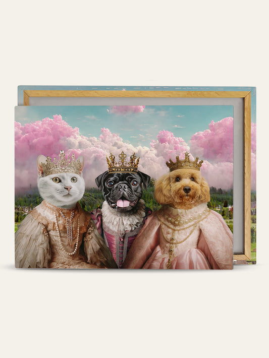 The Regal Sisters - Custom Pet Canvas